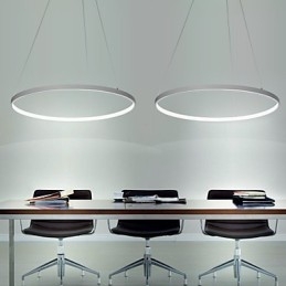 Dimbar 63W 100Cm Diameter Pendellampe Moderne Design Ring
