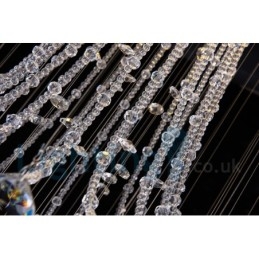 4 Lys Moderne K9 Krystall Rund Innfelt Taklampe