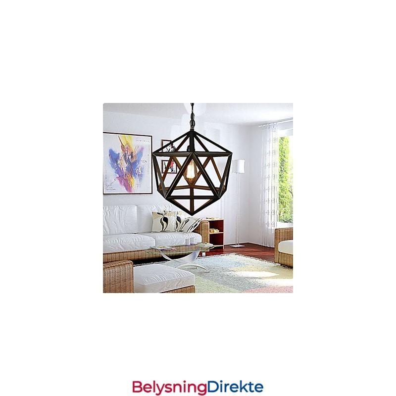 Rustikk Lysekrone I Metall I Vintagestil