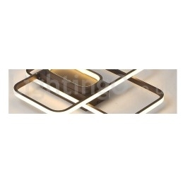 Moderne, Moderne Taklampe I Aluminium Med Maling, Innfelt Lampe Med Fjernkontrolldimmer, Kan Også Brukes Som Vegglampe