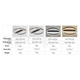 Rund Moderne, Moderne Taklampe I Aluminium, Innfelt Lampe Med Fjernkontrolldimmer, Kan Også Brukes Som Vegglampe