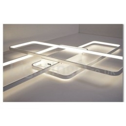 Moderne, Moderne Taklampe I Aluminium, Veggmontert Med Fjernkontrolldimmer For Stue, Soverom, Kan Også Brukes Som Vegglampe