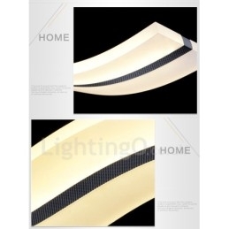 Dimbar Lineær Pendellampe Med Fjernkontroll, Moderne Design