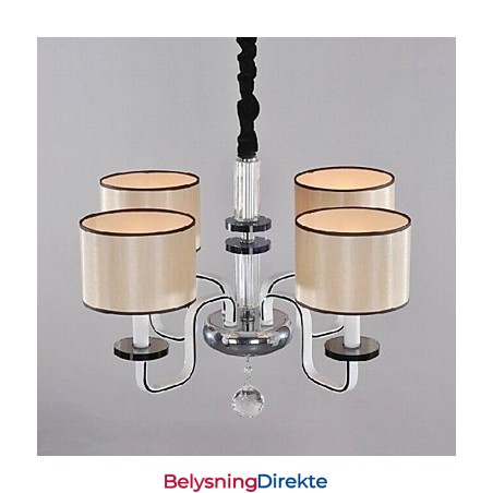 Moderne Minimalistisk Lysekronebelysning I Stoffkunstkrystall