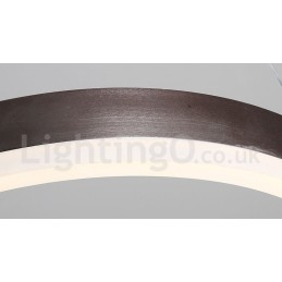 Dimbar Lineær Pendellampe Med Fjernkontroll, Moderne Design