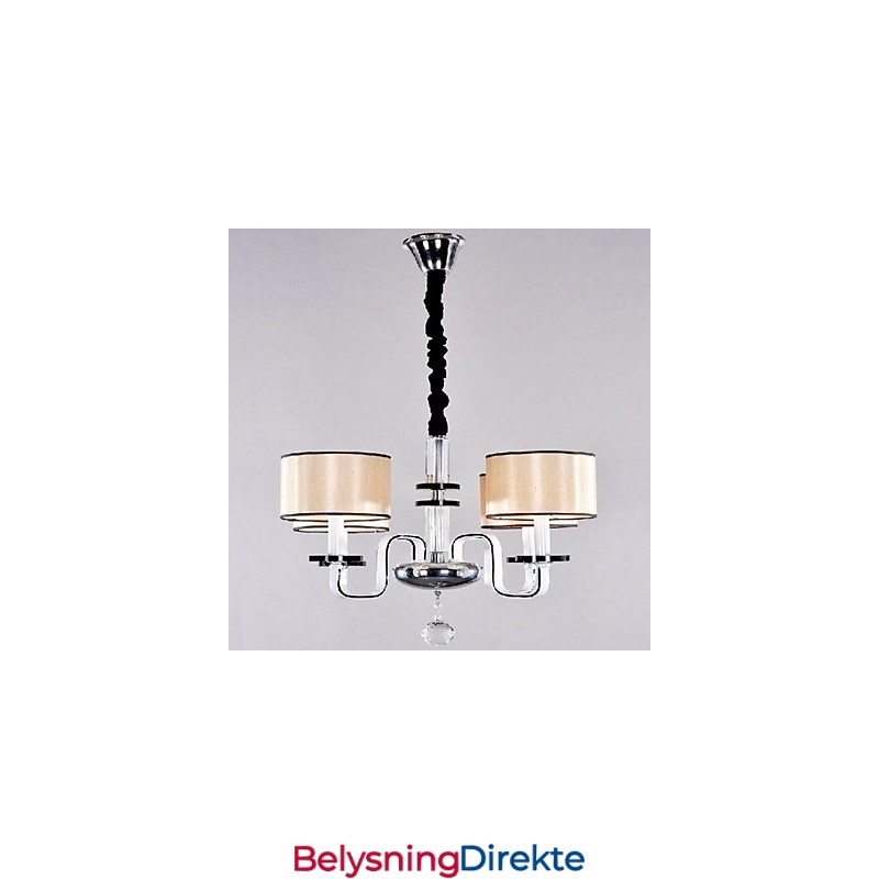 Moderne Minimalistisk Lysekronebelysning I Stoffkunstkrystall