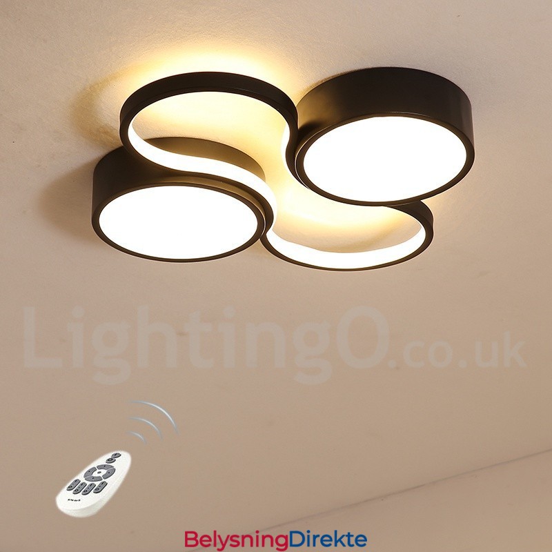 Dimbar Moderne, Moderne Taklampe I Aluminium, Innfelt Lampe For Stue, Soverom, Kan Også Brukes Som Vegglampe