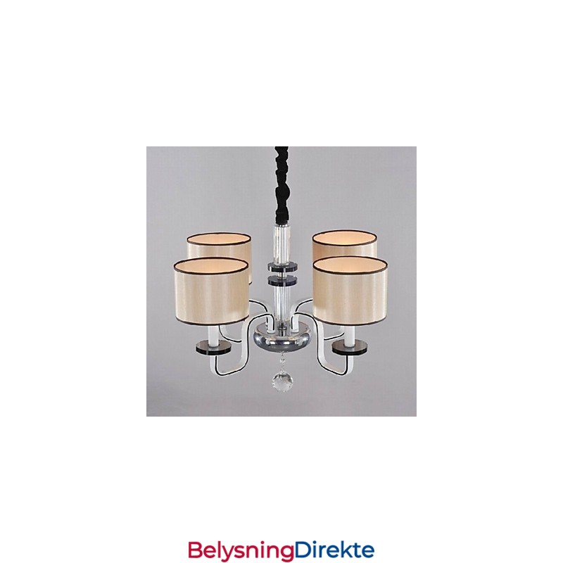 Moderne Minimalistisk Lysekronebelysning I Stoffkunstkrystall