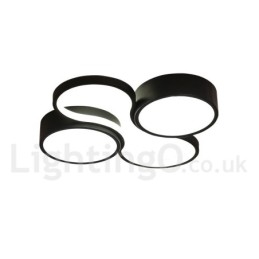 Dimbar Moderne, Moderne Taklampe I Aluminium, Innfelt Lampe For Stue, Soverom, Kan Også Brukes Som Vegglampe