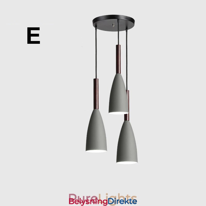 Moderne, Samtidskunstnerisk Macaron-Pendellampedesign