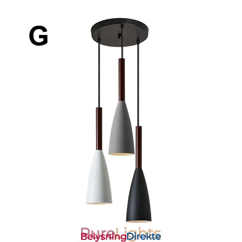 Moderne, Samtidskunstnerisk Macaron-Pendellampedesign