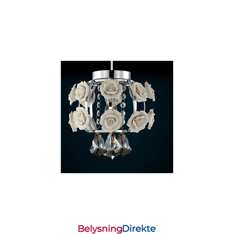 Lysekrone Krystall Moderne Samtidslykt Metall 1 Lys