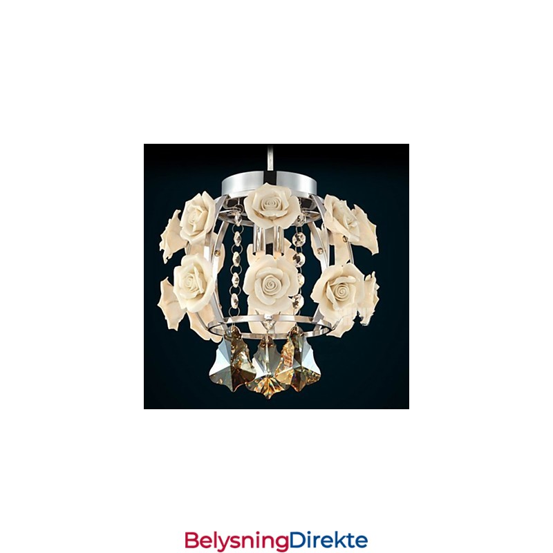 Lysekrone Krystall Moderne Samtidslykt Metall 1 Lys