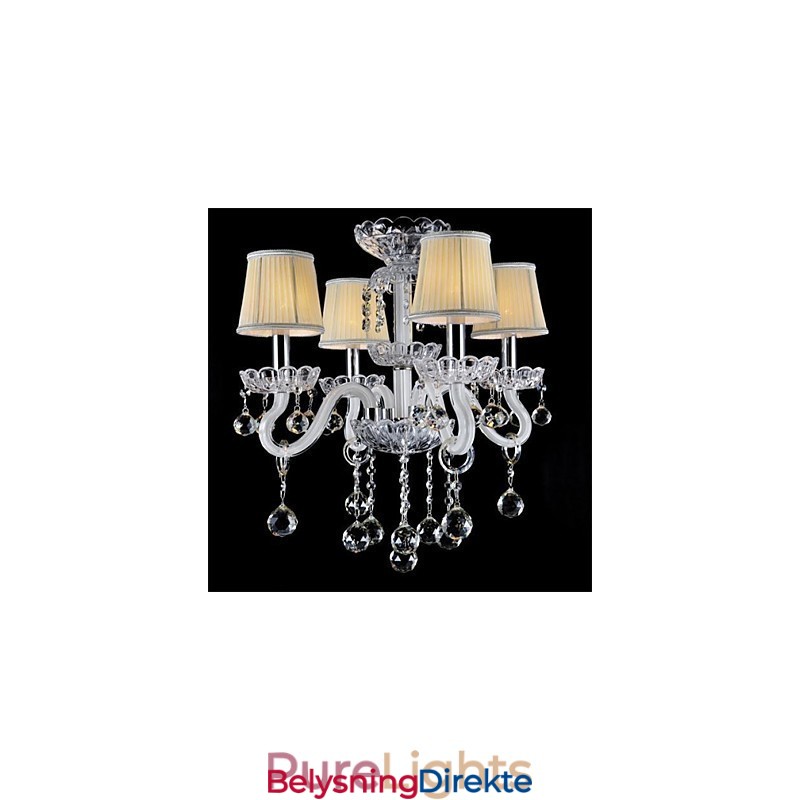 Krystall Mini Lysekrone Moderne Samtids Landlig Globe Tradisjonell Klassisk Trommeøy Glass