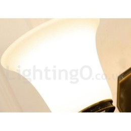 Luksuriøs Rustikk Retro Vintage Messing Stein Anhengslysekrone Med Glassskjermer I Ren Messing