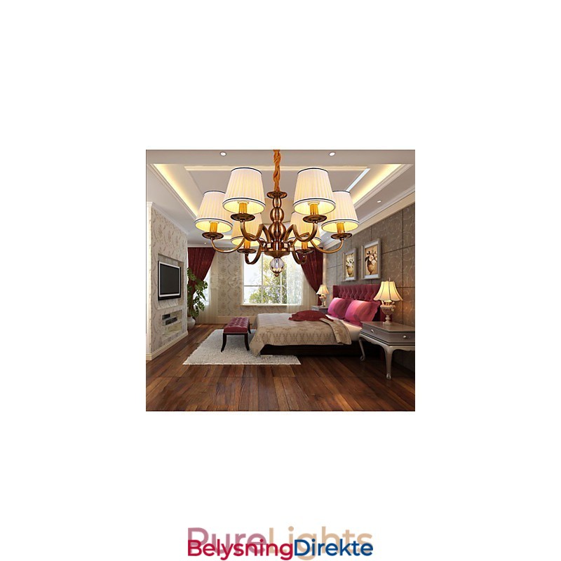 Lysekrone Moderne Samtids Metall