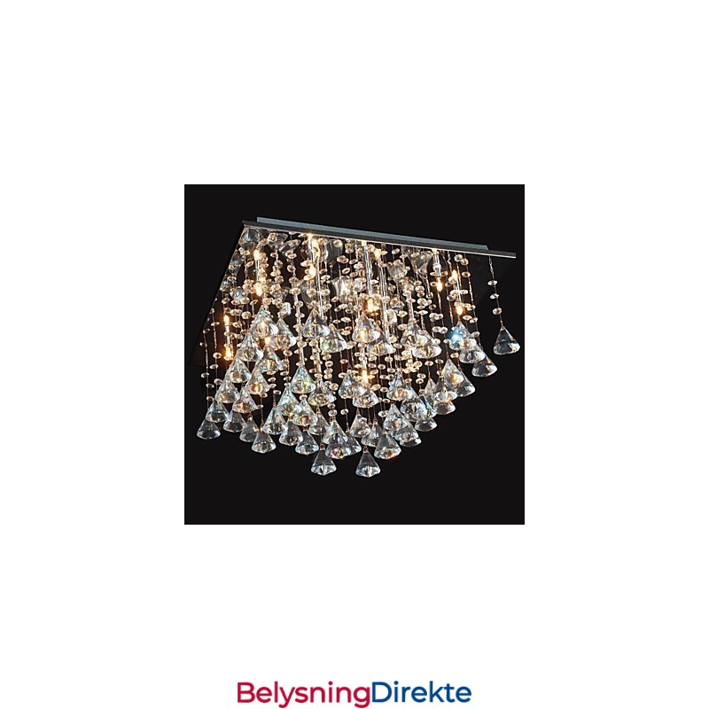 Tradisjonell Klassisk Krystallkrone I Metall