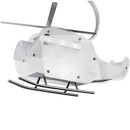 Enkel Barnelampe Tegneserie Glass Helikopterlampe
