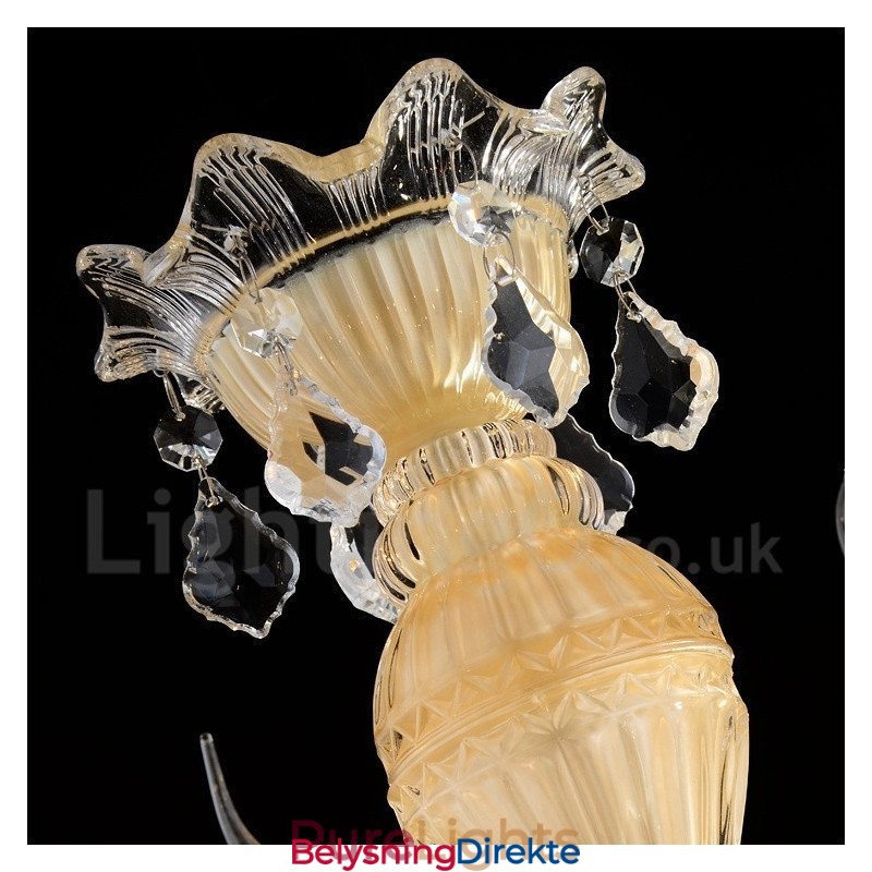 Krystall Luksuriøs Moderne Samtids Anheng Lysekrone