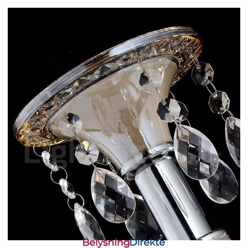 Krystall Luksuriøs Moderne Samtids Anheng Lysekrone