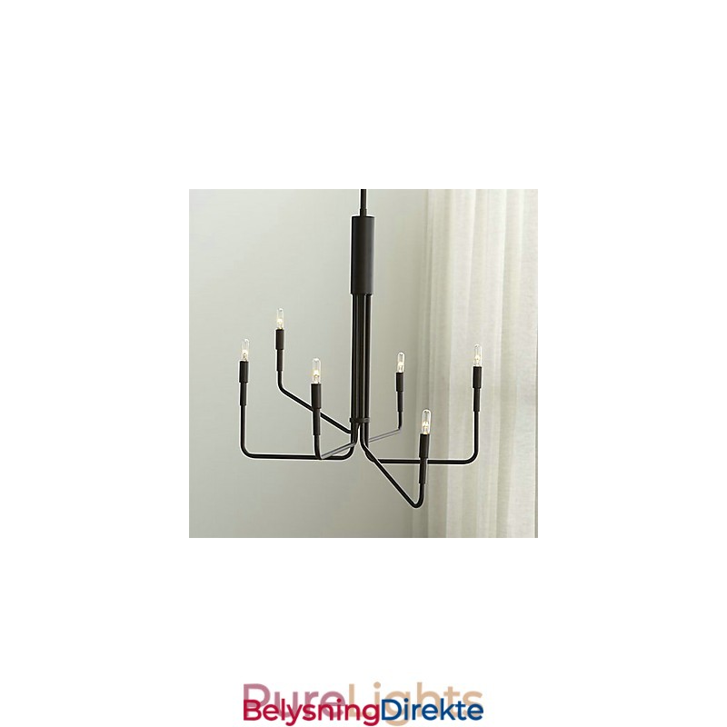 Landlig Maling Metalllysekrone