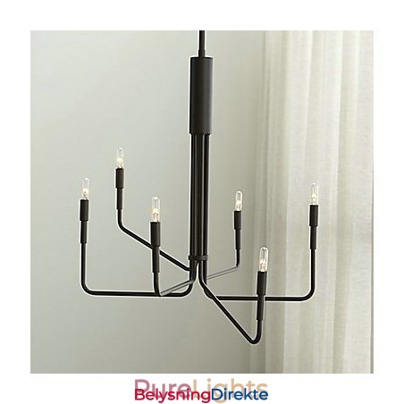 Landlig Maling Metalllysekrone