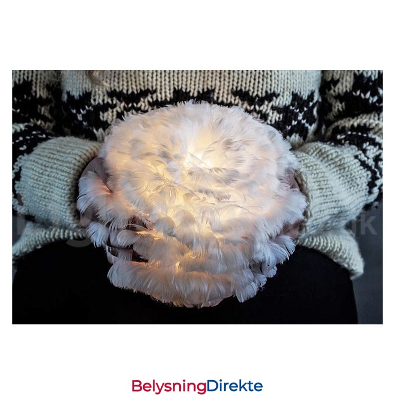 Flerfarget Fjærlysekrone Moderne Og Moderne Anhengslampe