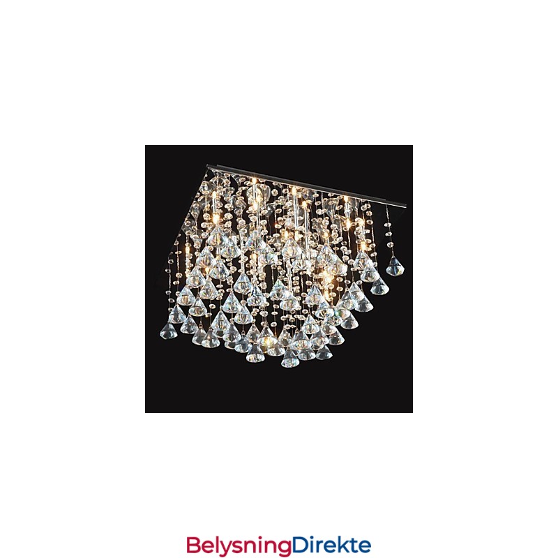 Tradisjonell Klassisk Krystallkrone I Metall