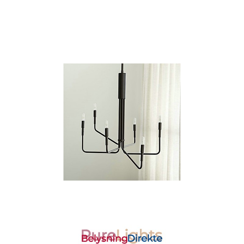 Landlig Maling Metalllysekrone