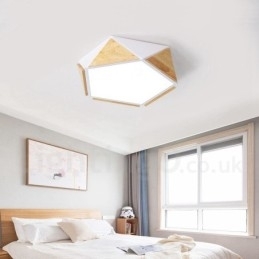 Dimmbar Macaron Flerfarget Tretaklampe Med Akrylskjerm Taklampe I Nordisk Stil