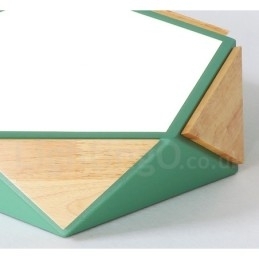 Dimmbar Macaron Flerfarget Tretaklampe Med Akrylskjerm Taklampe I Nordisk Stil