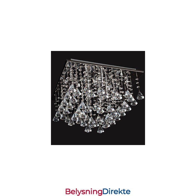 Tradisjonell Klassisk Krystallkrone I Metall