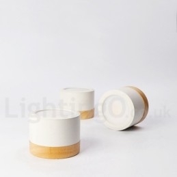 Mini Taklampe I Tre, Moderne Design, Med Akrylskjerm, Spesielt For Bruk Som Vegglampe