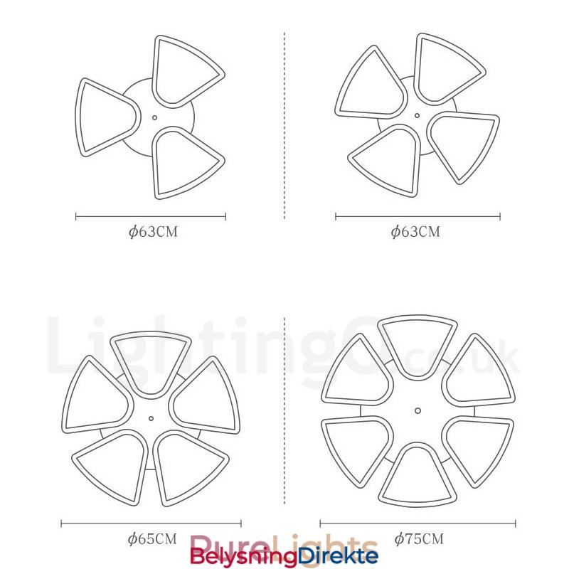 Taklampe I Treblad Med Akrylskjerm I Nordisk Stil
