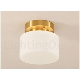 Retro Vintage Innfelt Taklampe Med Skjerm