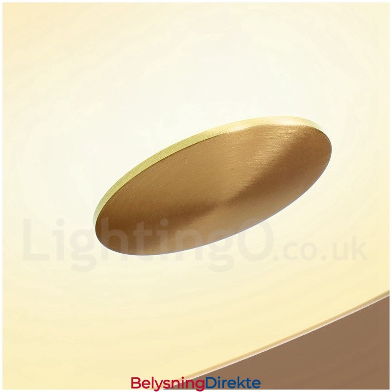 Retro Vintage Innfelt Taklampe Med Glassskjerm