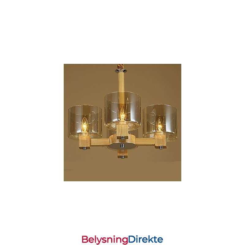 Mote Pendellampe Bord Tre Glassdeksel