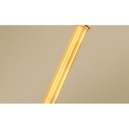 Ren Messing, Enkel Rustikk Retro Vintage Messingpendellampe Med Stoffskjerm