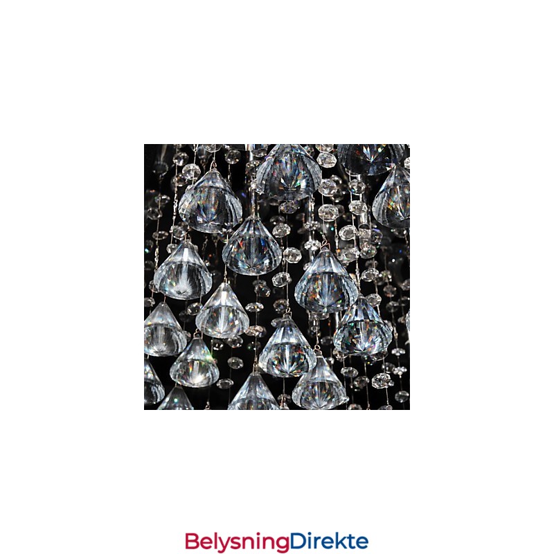 Tradisjonell Klassisk Krystallkrone I Metall