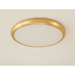 Ultratynne Dimbare Moderne, Samtidskunstneriske Nordiske Stiler I Messing Med Innfelt Tak Og Akrylskjerm, Kan Også Brukes Som Vegglampe