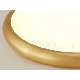 Ultratynne Dimbare Moderne, Samtidskunstneriske Nordiske Stiler I Messing Med Innfelt Tak Og Akrylskjerm, Kan Også Brukes Som Vegglampe