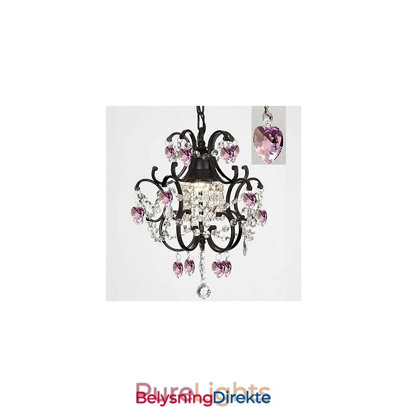 Tradisjonell Klassisk Krystallmaling Metalllysekrone