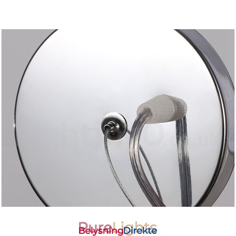 Aluminium Tassels Lysekrone Designer Pendellampe Sølvfarget