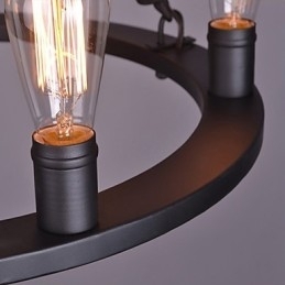 Vintage Tau Pendellampe Loft Kreativ Industriell Lampe Amerikansk Stil Dekorasjon