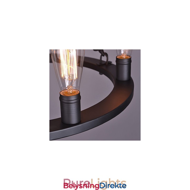 Vintage Tau Pendellampe Loft Kreativ Industriell Lampe Amerikansk Stil Dekorasjon