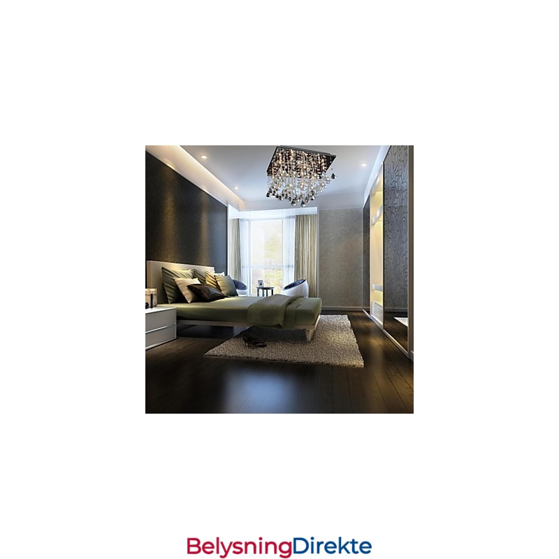 Tradisjonell Klassisk Krystallkrone I Metall