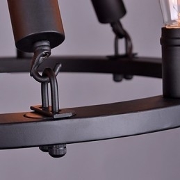 Vintage Tau Pendellampe Loft Kreativ Industriell Lampe Amerikansk Stil Dekorasjon