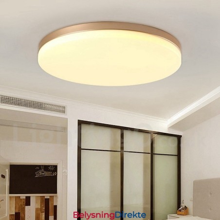 Ultratynne Runde Dimbare Moderne, Samtidskunstneriske Nordiske Taklamper I Innfelt Form Med Akrylskjerm, Kan Også Brukes Som Vegglampe