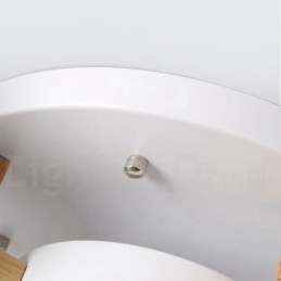 Trelysekrone Moderne Samtidskunst Nordisk Stil Innfelt Taklampe Med Akrylskjerm