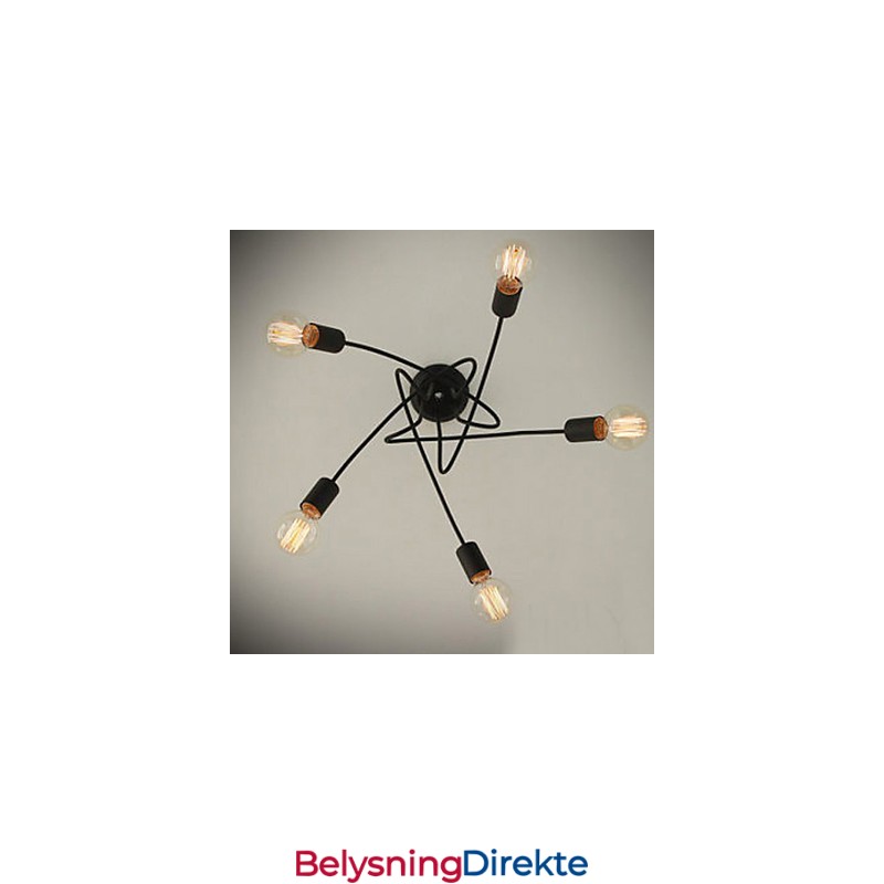 Moderne Samtidsmaleri Metalllysekrone